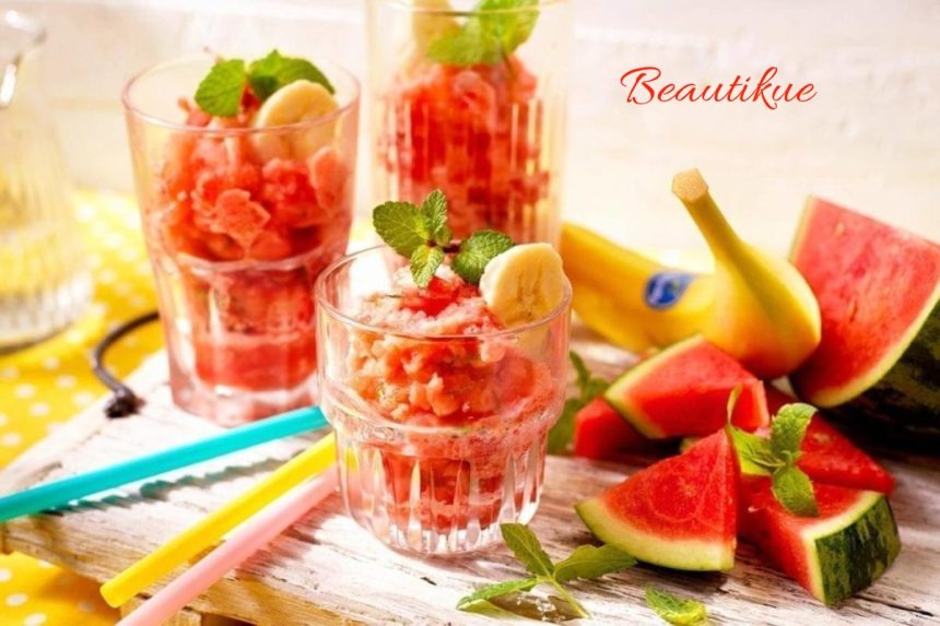 Banana and Watermelon Smoothie