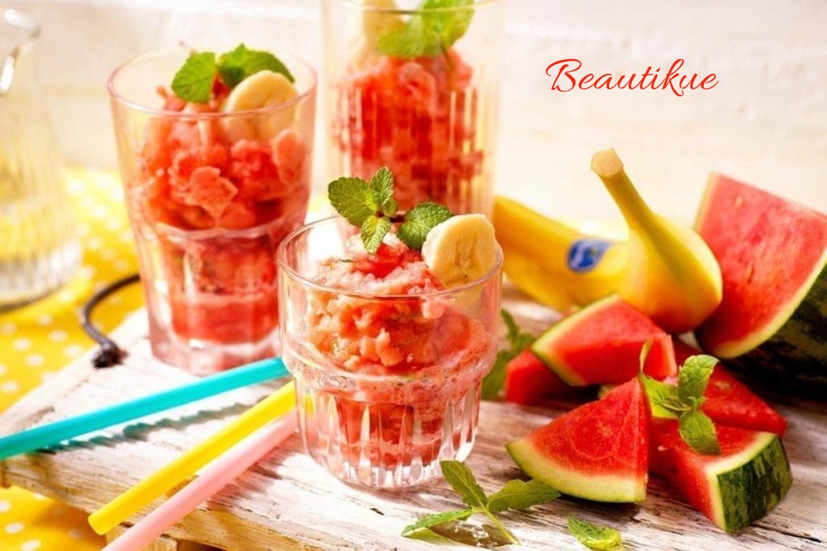 Banana and Watermelon Smoothie