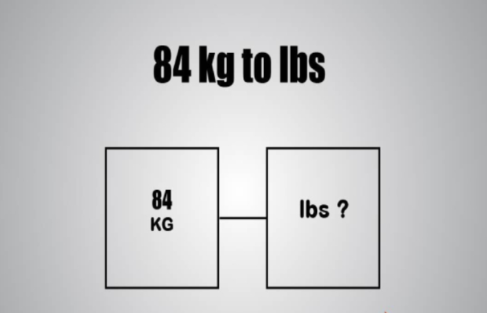 How to Convert 84 kg to Lbs