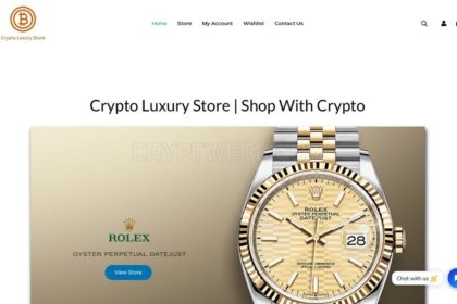 Shop with crypto at Crypto Luxury Store