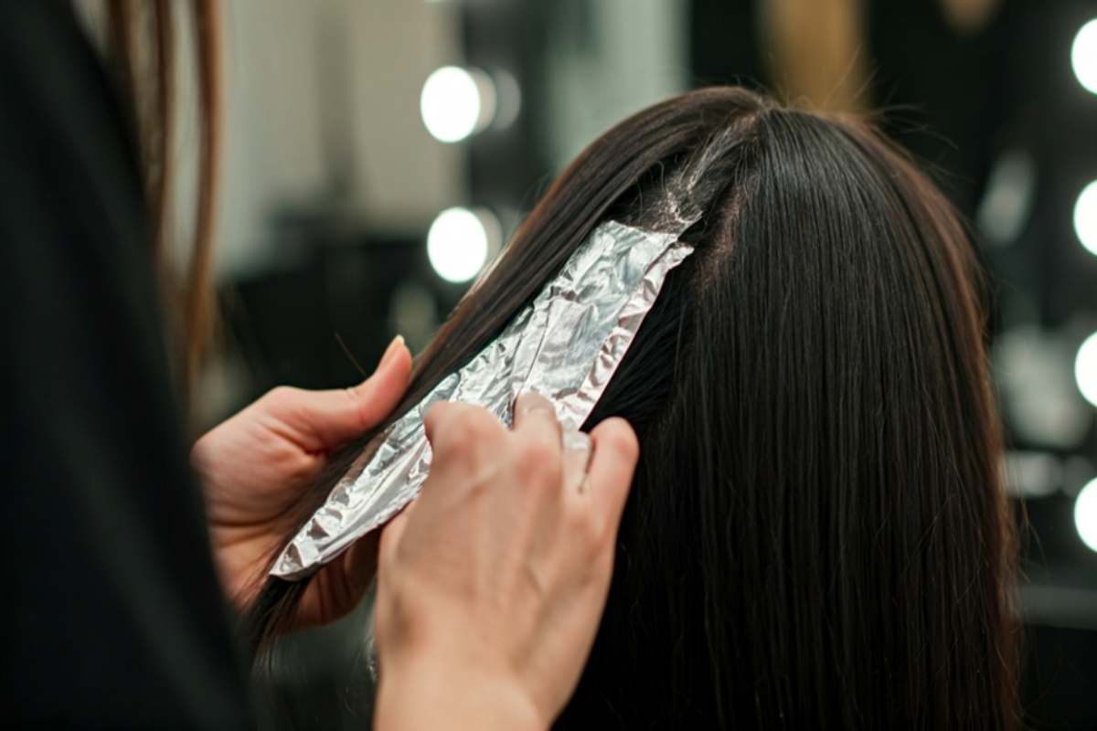 Black Hair Balayage